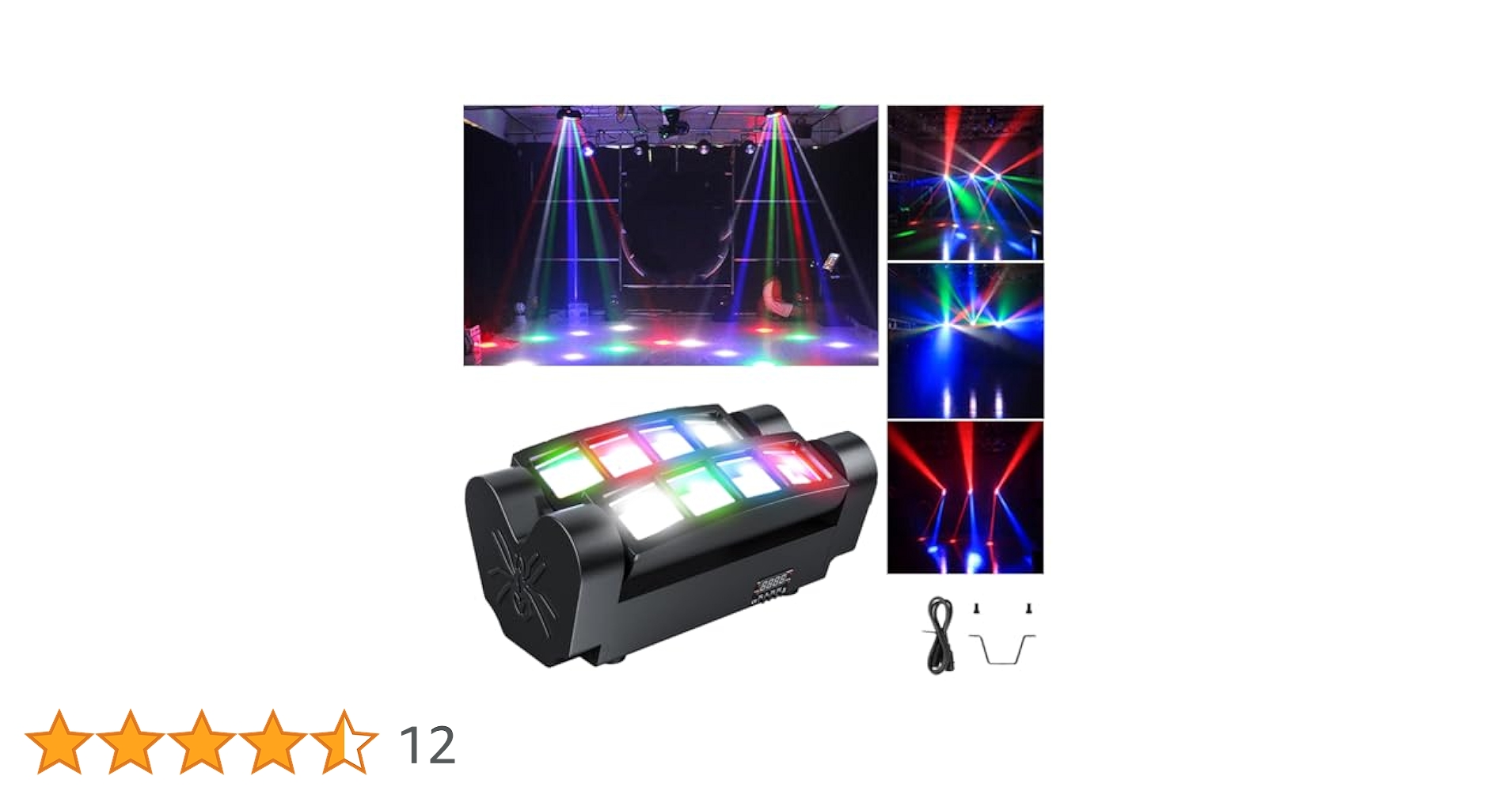 Amazon.co.jp: PETOOP ムービングライト 音声連動 舞台照明