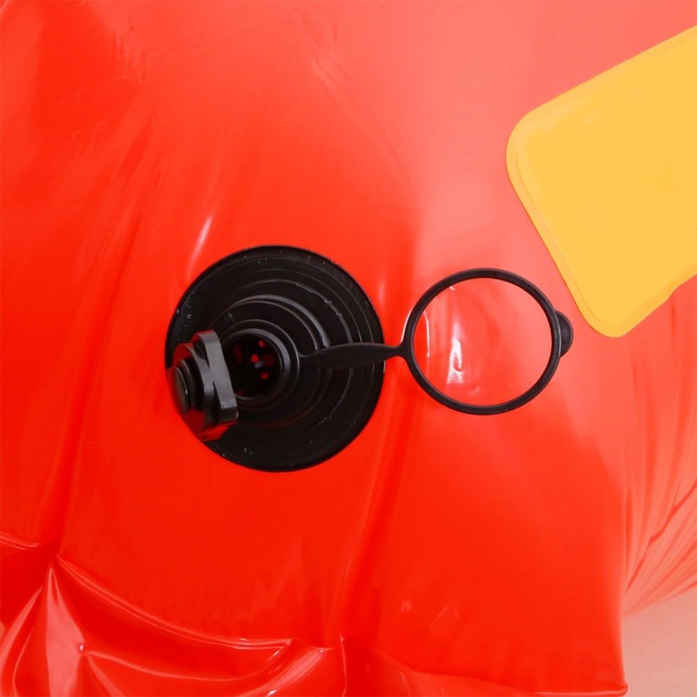 Coussin de piscine résistant au froid pour piscine hors sol, coussin d'air d'hiver en PVC pour fermeture et protection contre la glace, accessoire de piscine facile à installer, rouge (180