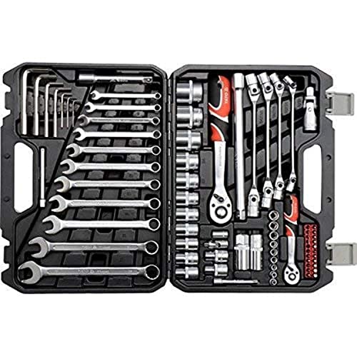 Yato yt-38781 socket set 1/4 77 piezas y 1/2 miniatura 1