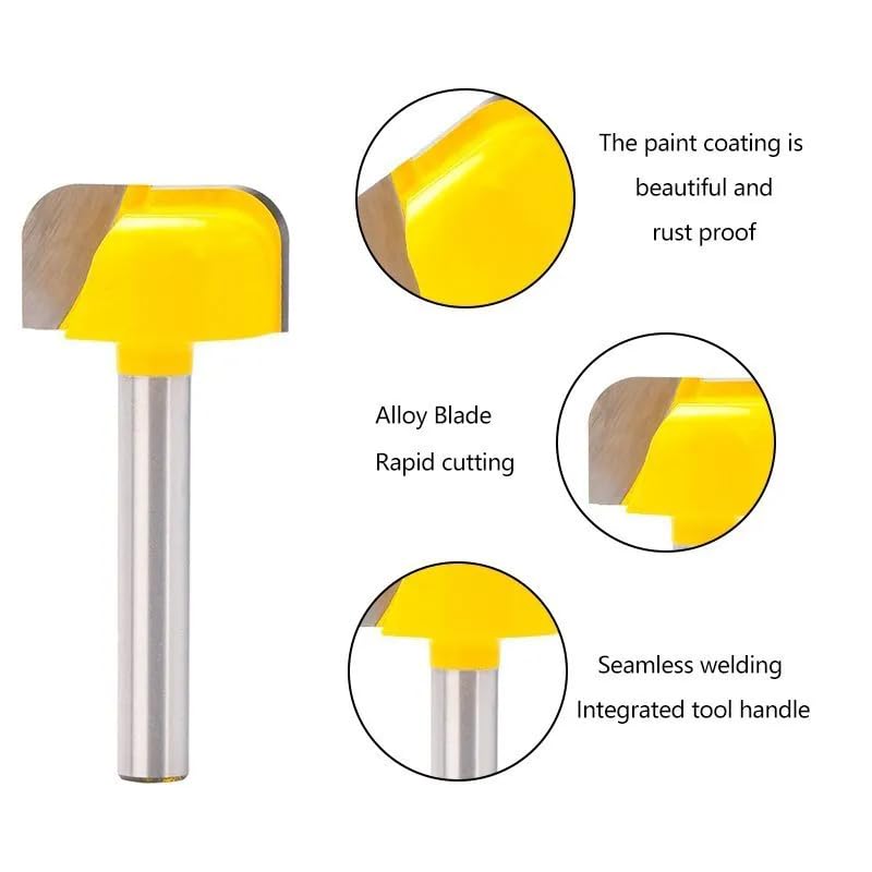 Jinchao-Router bits, 1PC 6mm Shank Bowl Tray Dish Carving Router Bit
