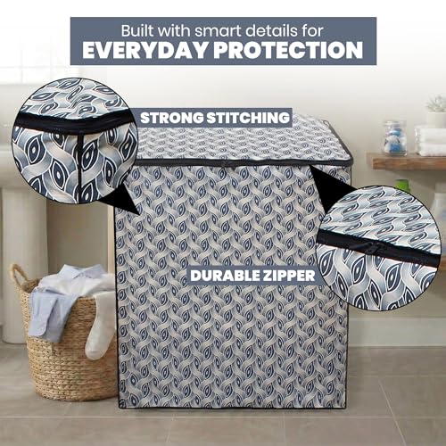 Image of DREAM CARE Waterproof & Dustproof Washing Machine Cover Top Load & Semi Automatic Suitable for 7 kg, 7.2 kg, 7.5 kg (83 x 95 x 51 cms)