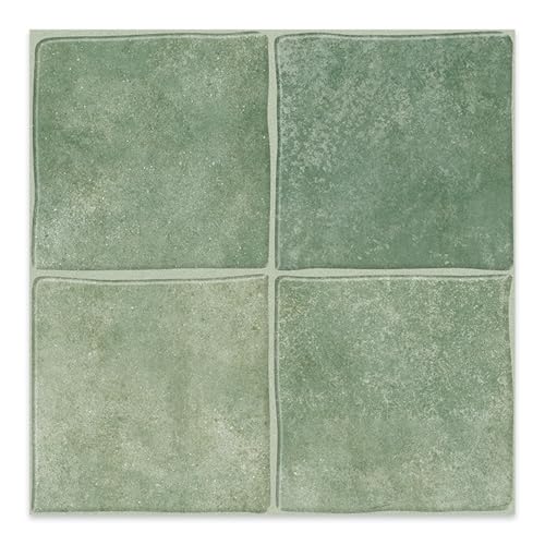 Tretizl 10 Sheets Thicker Design Peel and Stick Backsplash 3D Self Adhesive Peel and Stick Wall Tile Backsplash for Kitchen Bathroom 12x12 Light Green