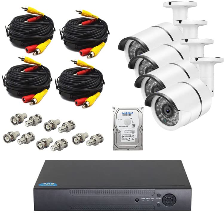 防犯カメラ4台 レコーダ付 有線 Amazon.co.jp: SUNNY 防犯DVR+カメラ4台+20m延長ケーブル4個+HDD