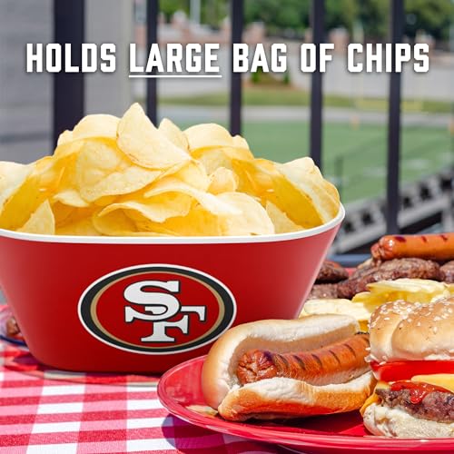 Image of YouTheFan NFL San Francisco 49ers Large Party Bowl (Pack of 6)