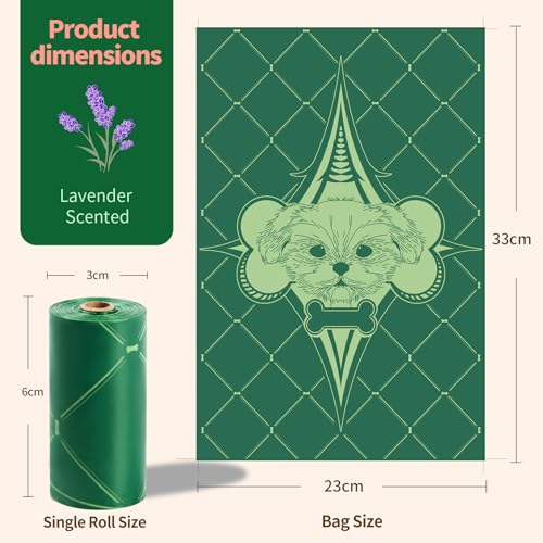 Image of Poop Bags for Dogs,Leak Proof and Extra Thick Waste Bag,Dog Poop Bag Rolls,Pet Waste Bags,1 Poop Bag Holder and 270 Bags for Dog Walking and Cats