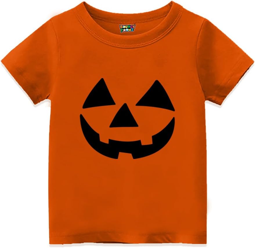 Bouncy ToonzHalloween Theme T Shirt for Boys - Kids Personalised Custom Return Gifts (hallloeween-boy)