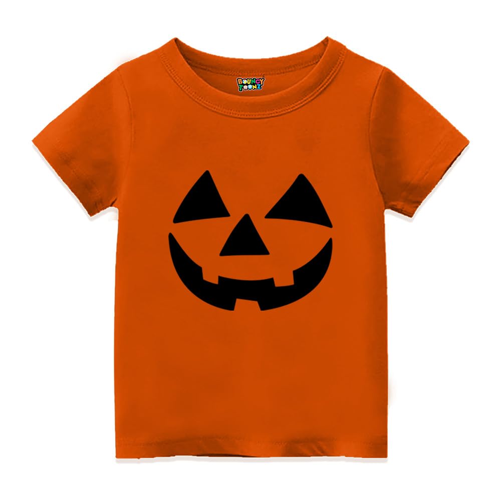 Bouncy ToonzHalloween Theme T Shirt for Boys - Kids Personalised Custom Return Gifts (hallloeween-boy)