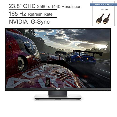2020 Dell 24 23.8" QHD Gaming Monitor, 2560 x 1440 Resolution, NVIDIA G-Sync