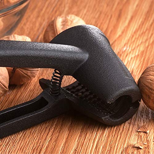 JINGYAN Casse-Noisette Cuisine Casse-Noisette Clip en Acier Inoxydable Creative Rapide Cracker Walnuts décortiqueur de Noix Ouvert Fruits Shell Outils de Cuisine Pratique. (Noir)