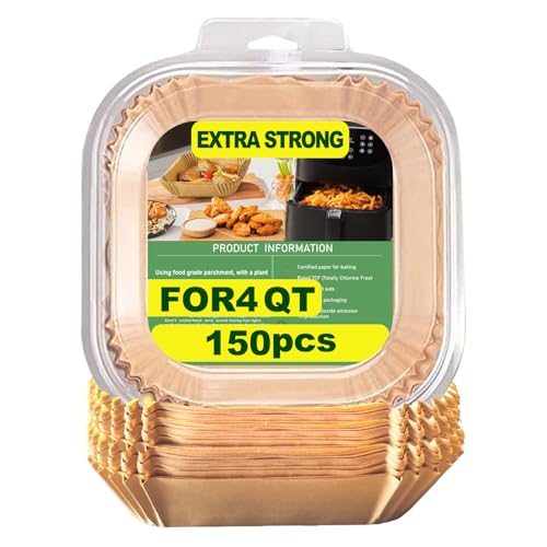 4QT Parchment Liners for Chefman 150Pcs