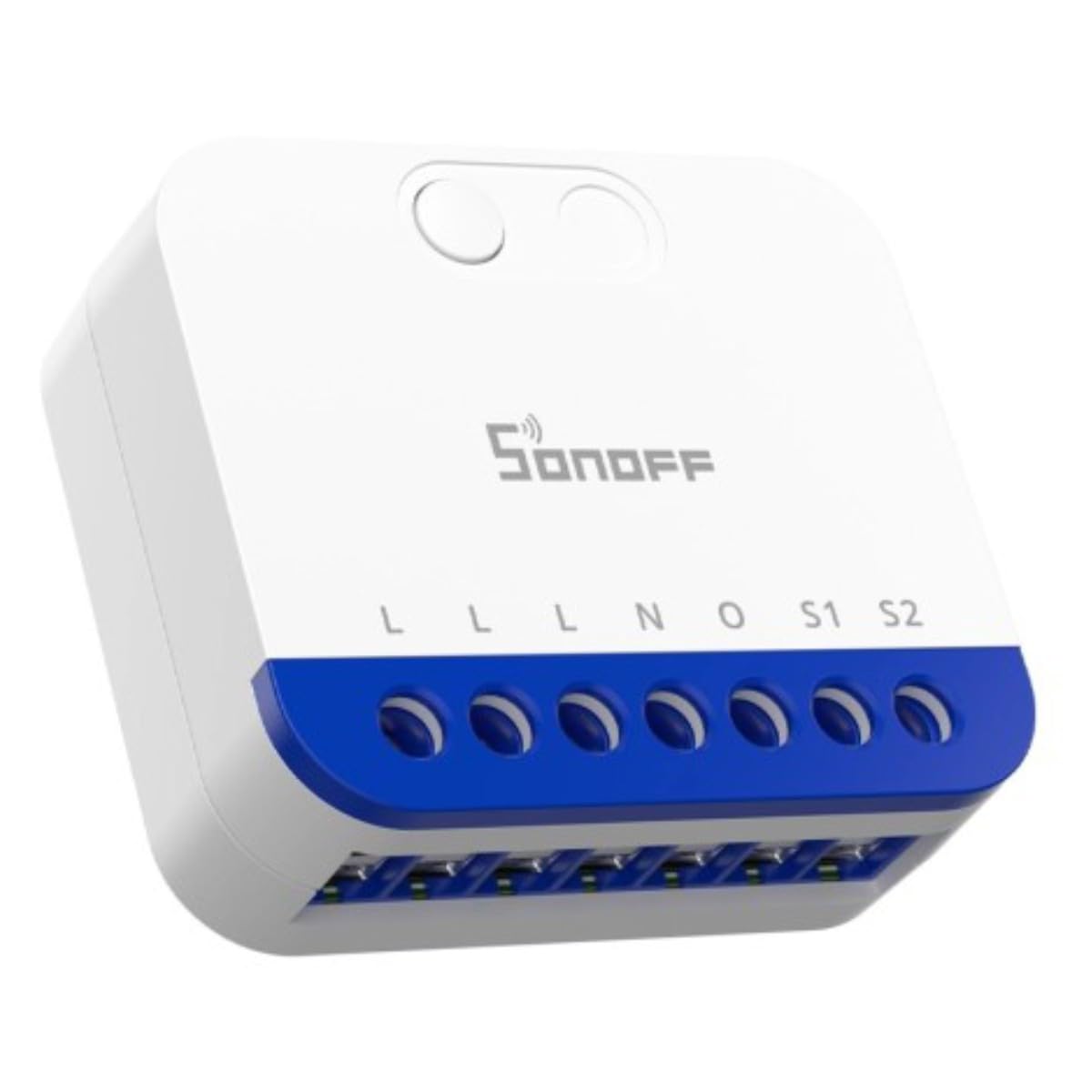 SONOFF Interruptor de atenuación mini DIM WiFi para LED regulable, transformadores electrónicos, bombillas halógenas incandescentes, cable neutro, medición de potencia, Matter compatible con Alexa