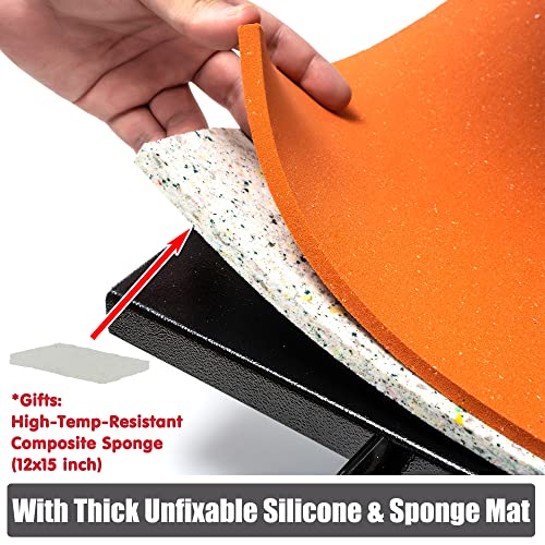 Sopbost 15X12" Clamshell Heat Press Machine Slide Out Heat Press T Shirt Pressing Machine For T-Shirt Canvas Bags Pillows, Black #TOP4