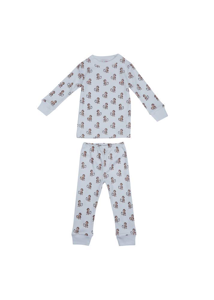 Baby and Toddler Pajamas, tee and Pant, 2 Piece Set, 100% pima Cotton, Soft and snug