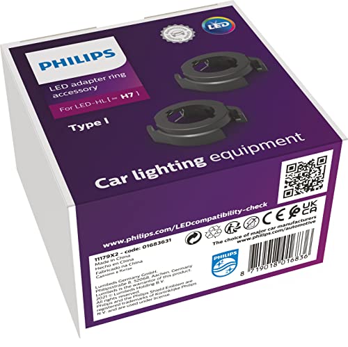 Philips 1683631 Adapter-Ring H7-LED Typ I, Lampenhalterung Ultinon Pro6000 H7-LED