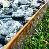 Jardinando Bordura Corten Altura 20 cm. Paquete de 10 metros lineales