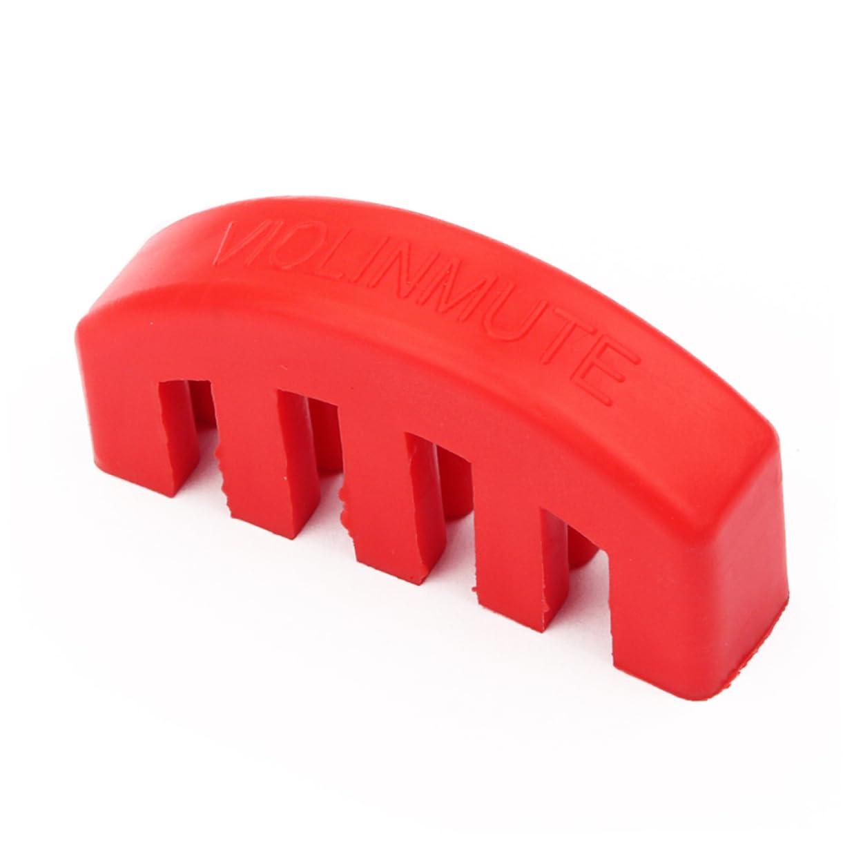 BESPORTBLE Rubber Violin Mute Durable Practice Mute for Volume Control for Acoustic Violins Red Color Enhance Sound Quality While Minimizing Noise