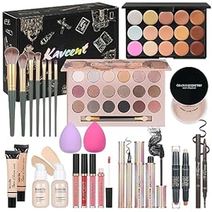 Makeup Sets Teens Makeup Kit for Women Full Kit Makeup Kits for Women Gift Eyeshadow Palette Concealer Palette Lipgloss Foundation Concealer Powder