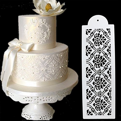Septembre-Europe - Outil de décoration de gâteau pour mariage, anniversaire, pâtisserie, décoration de gâteaux, décoration de fondant, motif fleur Cover