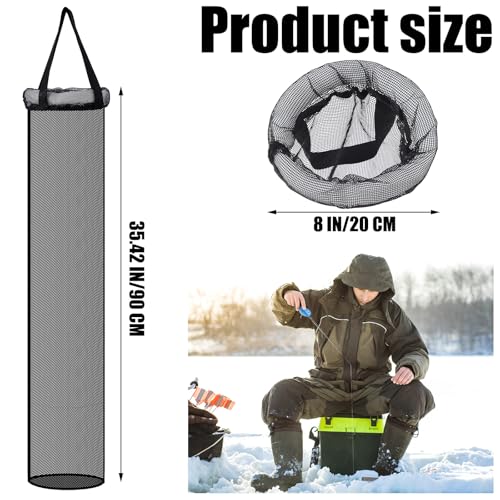 2 Pcs 35.4'' Ice Fishing Well Portable Accessories miniatura 2