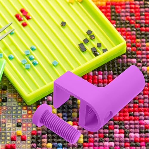 Soporte portátil de plástico para rollos de lienzo de pintura ajustable para mesa de 3cm 8