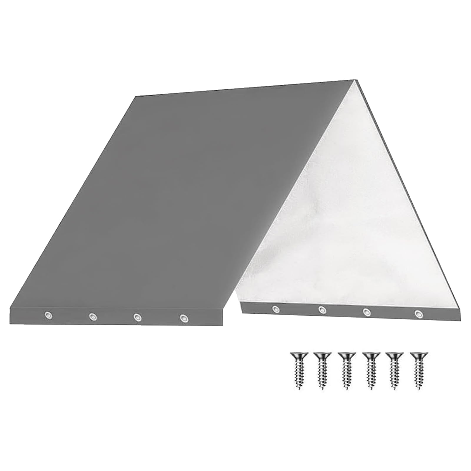 Playset Canopy Replacement,Playground 52"x 90"Outdoor Swing Set Accessories Kids Play Playhouse Equipment Tarp Sets Accessory Rain Proof UV Protection Waterproof Cover (Gray)