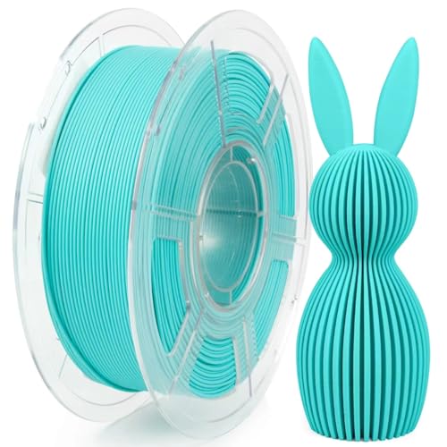 iSANMATE Rapid Matte PLA 3D Printer Filament Turquoise Blue PLA Filament 1.75mm Designed for High Speed 30-600mm/s Fast Printing Speed PLA Turquoise 1kg Spool (2.2lbs)
