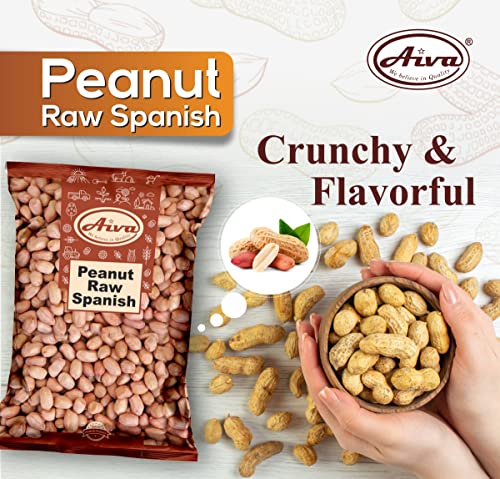 Raw Spanish Peanuts (10 Pound Case) Package May Vary #TOP3