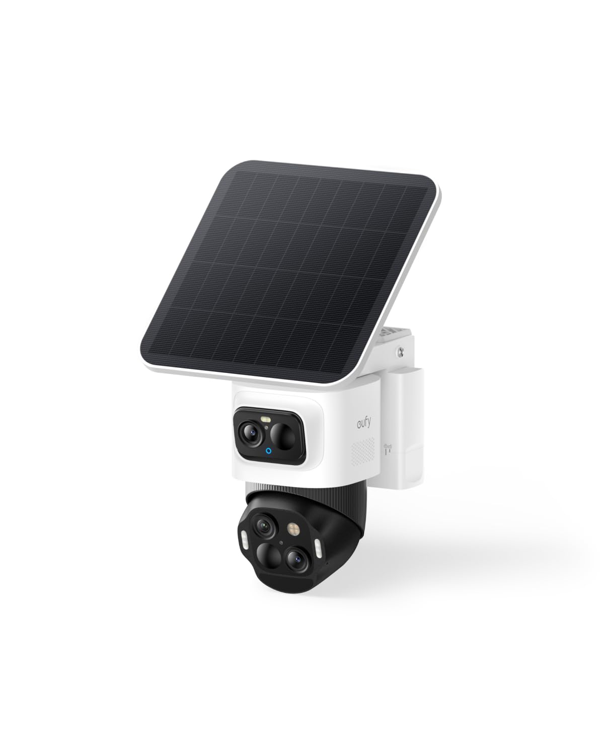 eufy Security SoloCam S4 Camara vigilancia WiFi Exterior Solar, 360° Surveillance, No Blind Spots, Outdoor Surveillance Camera, Battery, Solar, Toll-Free Use, HomeBase 3 Compatible