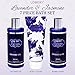 Mothers Day Gift for Adults, Bath and Body Gift Set For Women – Lavender & Jasmine Home Spa Set With Double Sized Bath Bombs, Body Lotions, Bath Soap, Bubble Bath, Reusable Travel Cosmetics Bag & More