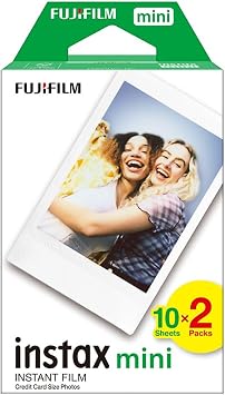Instax Mini Evo Siyah Fotoğraf Makinesi 20li Film ve Çerçeve