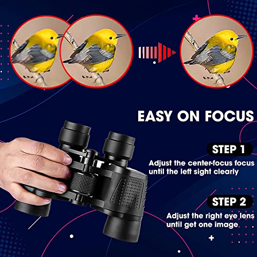 Image of Sounce Binoculars 80X80 Long Distance 15000M High-Definition High-Power Optical Glass Lens Hunting Range of Low-Light Night Vision