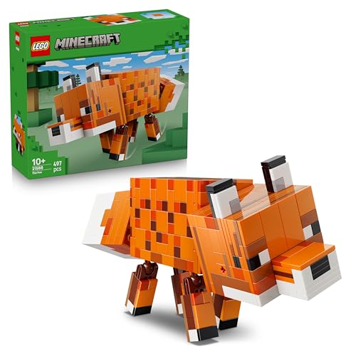 LEGO Minecraft El Zorro - Figura Articulada de Animal de Juguete