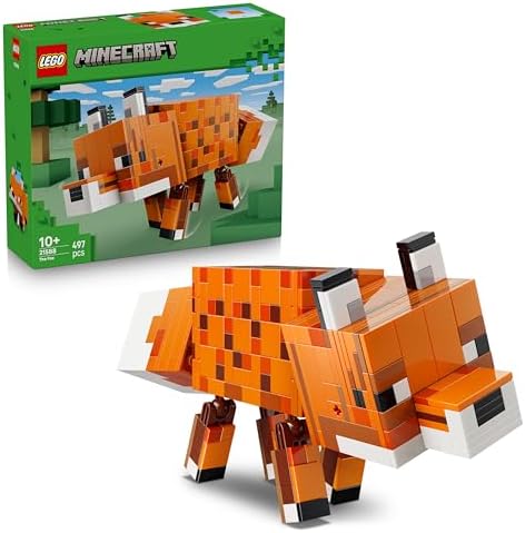 LEGO Minecraft The Fox - Articulated Toy Animal Figure - 3D Model...