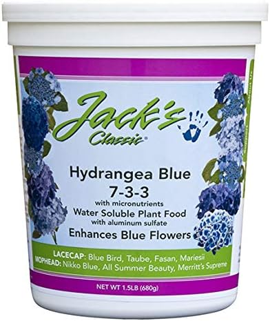 JR Peters Jack's Classic Hydrangea Blue 7-3-3-1.5 Lb. Tub - California