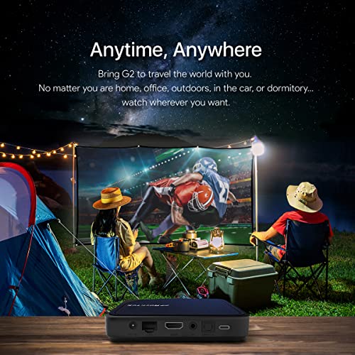 Image of RockTek G2 Premium Google TV 4K UHD Streaming Player, HDR10+ Dolby Vision Atmos, Voice Remote, Netflix, Prime Video, Disney+, Hulu, Apple TV+ (Renewed)