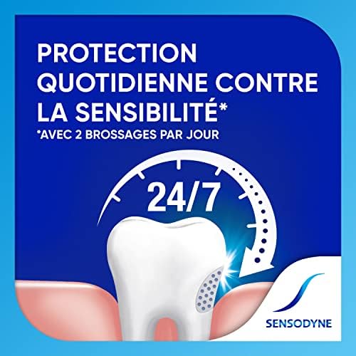 Sensodyne Whitening & Tartar toothpaste, Strengthens Protects and Whitens Sensitive Teeth, 135 mL (Packaging May Vary) - 4