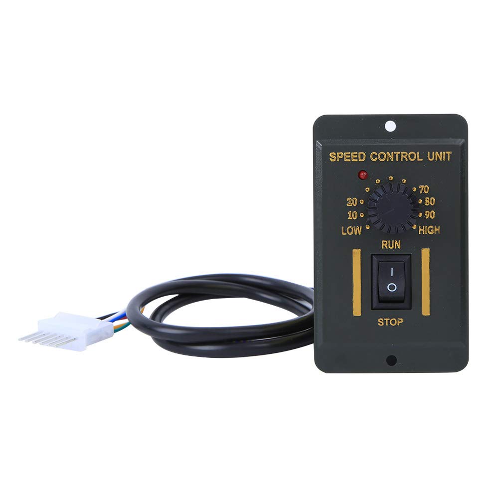Cocoarm Motore Riduttore a Vite Senza Fine da 90 W Motore di Controllo della velocità CA 220 V CA 1400 1700 Giri/min con Rapporto di Riduzione del RV30 20 K per Macchinari per Trasportatori, Stampa