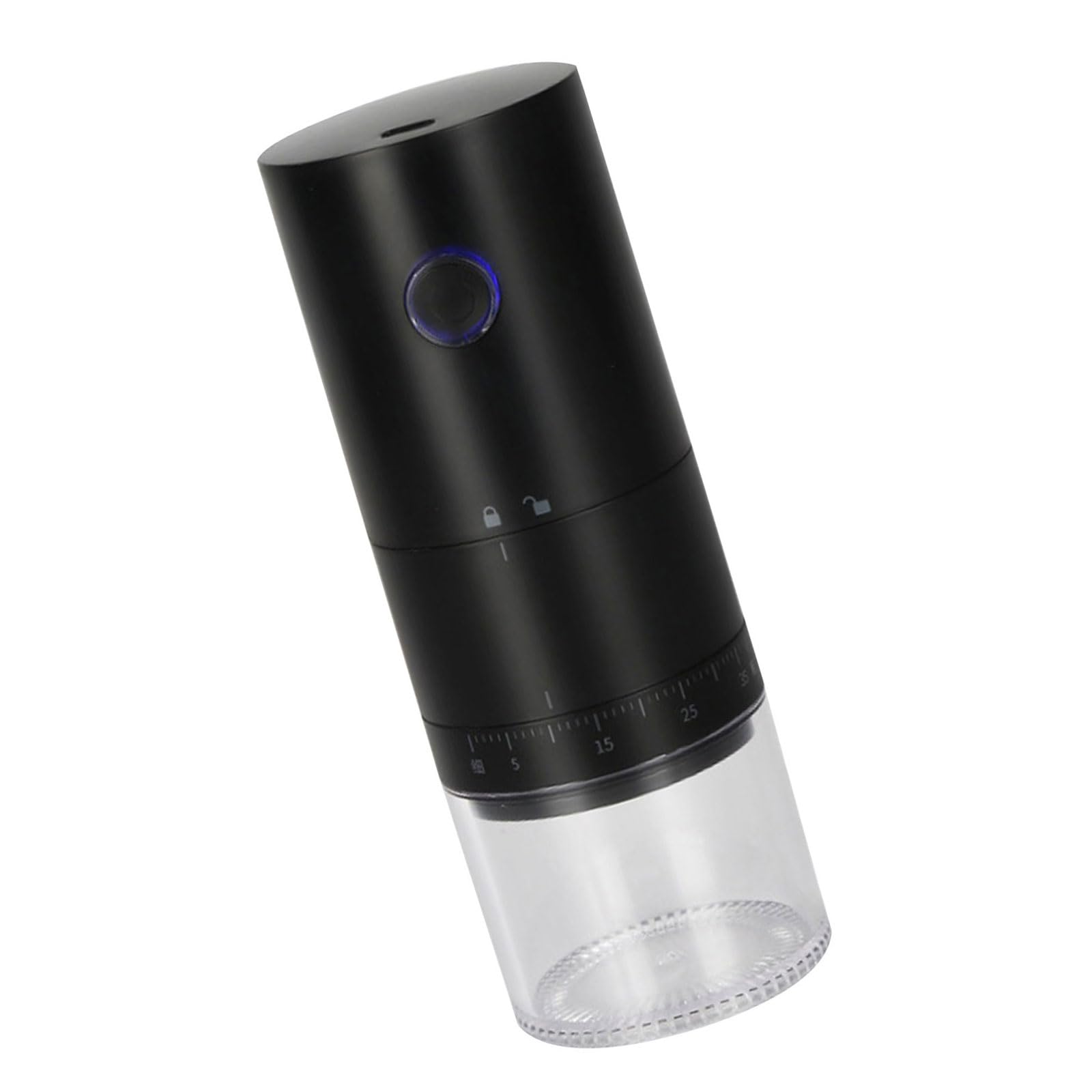 Buxuaaaa 1500mAh Electric Coffee Grinder Adjustable Coffee Burr Grinder Bean Grinding Machine Maker for Travel Ceramic Burr