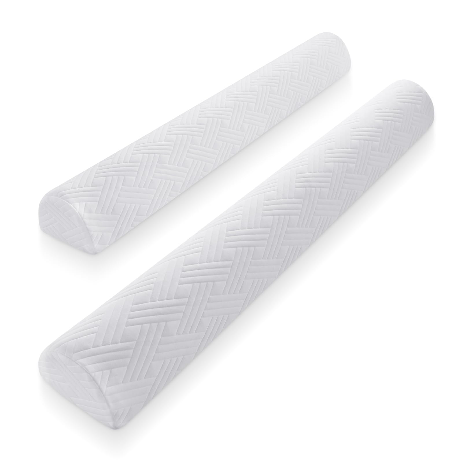 Ceekliybear 2-Pack Premium Foam Bed Bumpers for Toddler, Non-Slip Bed Rails for Toddlers for Twin, Queen, King Beds, Machine Washable Bumpers Cover for Easy Care（Size：52" x 7" x 5"）