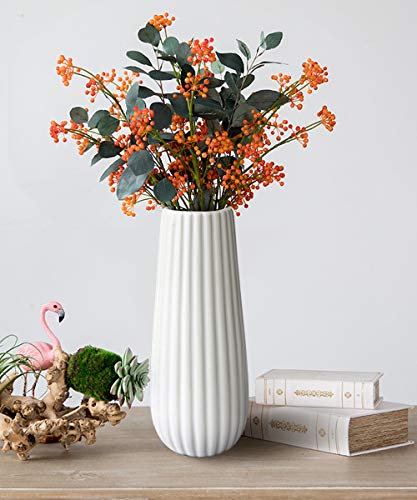 image for GeLive Ceramic Flower Vase, Floral Flower Arrangement, Decorative Bud 