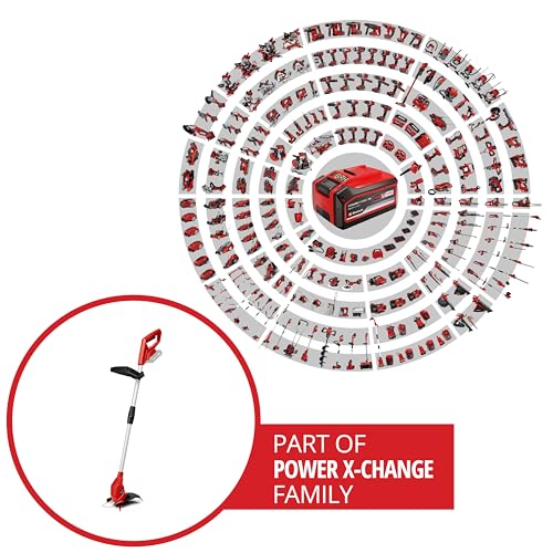 Einhell Coupe bordures sans fil GC CT 1824 Li Solo Power X Change 18 V Diam. De coupe 24 cm Manche télescopique Livré sans batterie ni chargeur - vue 2
