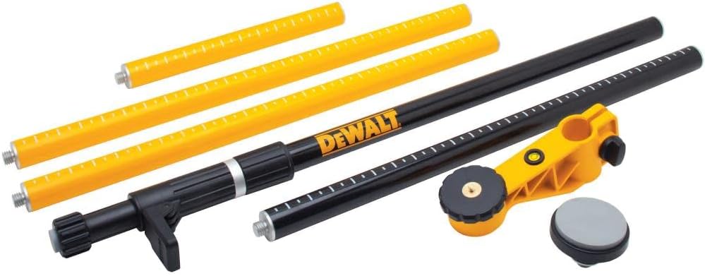 Laser Level Mounting Pole, 1/4-Inch Base (DW0882),6.4 x 5.75 x 31.5 inches