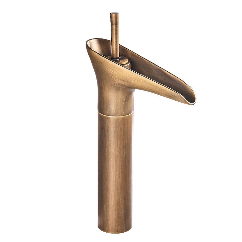 Robinet d'évier de cuisine et bain pour remplacer un vieux mitigeur par un style cascade antique