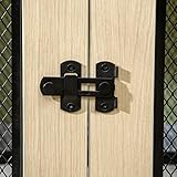 PawHut Hundekäfig Möbel mit 2 Türen waschbaren Kissen Moderne Stahl Hundebox für Zuhause Indoor Hundehütte für große Hunde bis zu 30 kg Hundehaus 94x60x71,5 cm Eiche