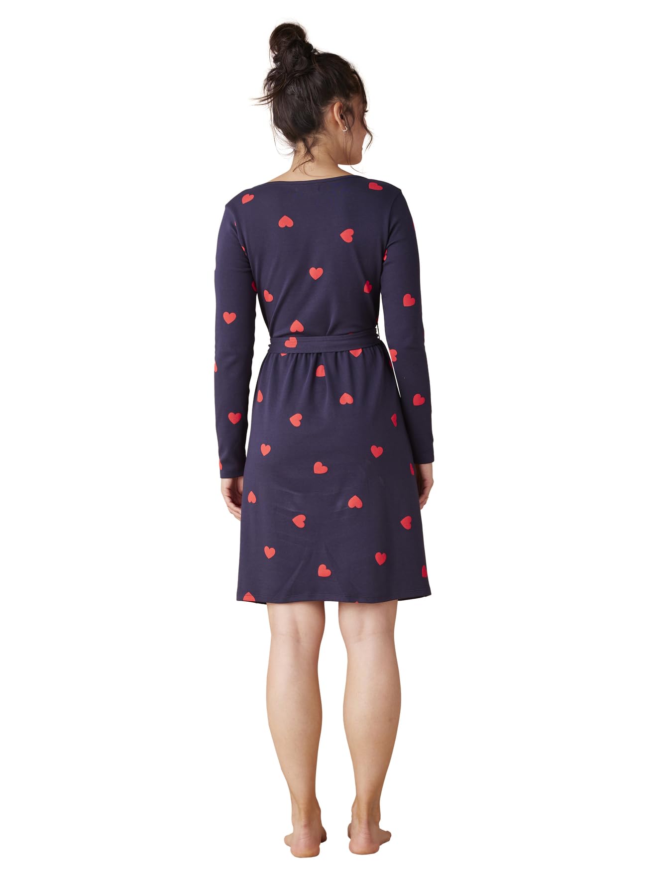 ENVIE DE FRAISE Kit Maternité Mon Coeur Chemise de Nuit Grossesse + Body bébé + pochon