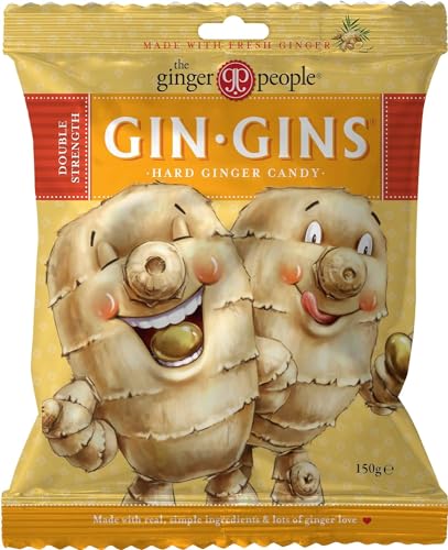 Ginger People Gin Gin Hard Boiled Candy Bag 150 g Pack of 1