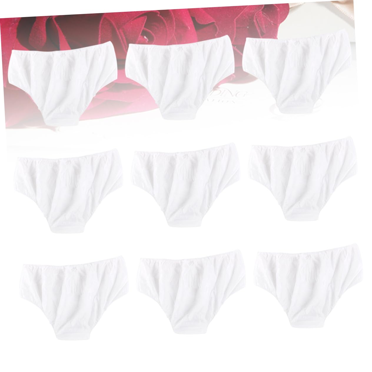 Bragas Desechables para Mujer 100 Unidades, Tejido No Tejido, Color Blanco