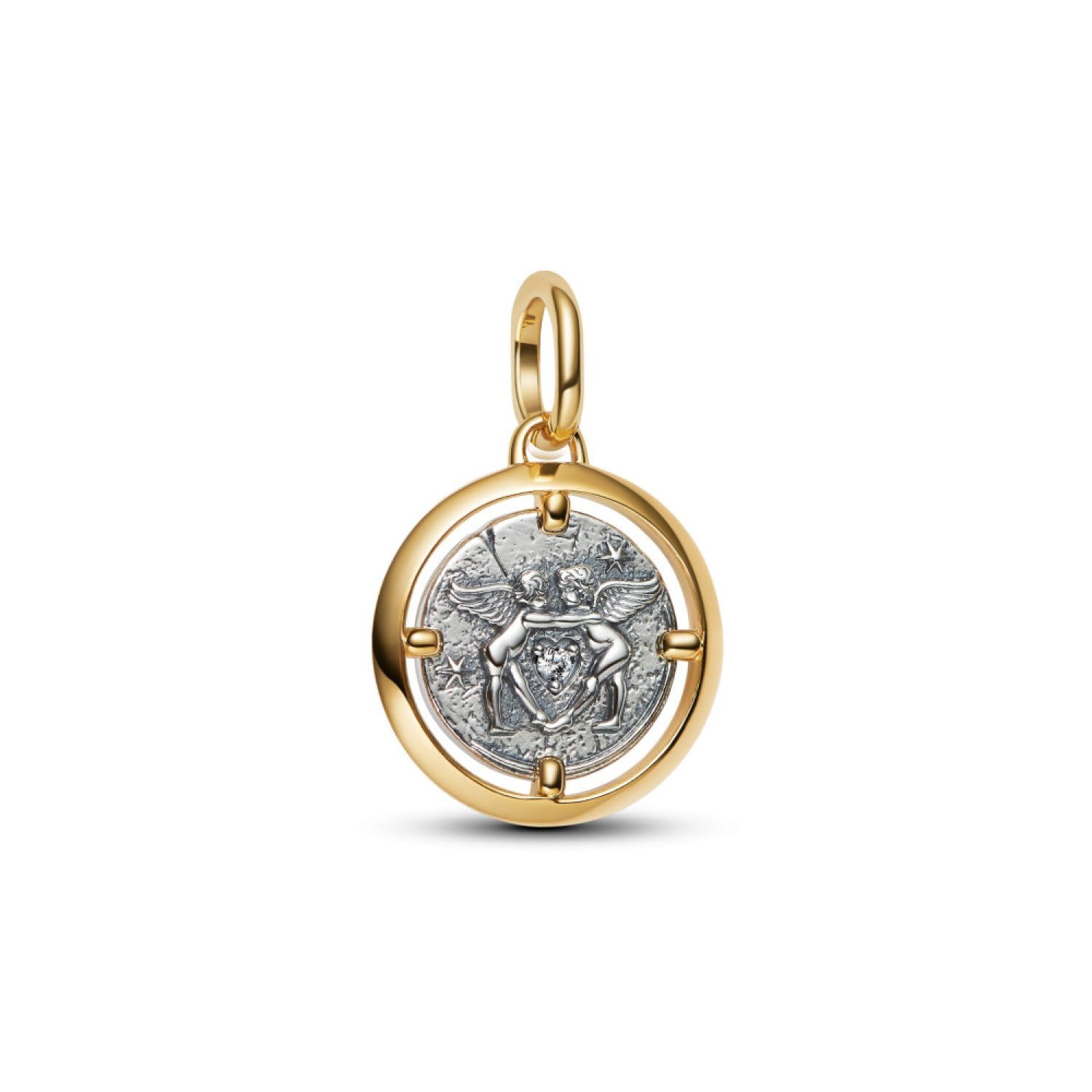 PANDORA Amor Medaillon-Charm 764088C01 Charm Anhänger