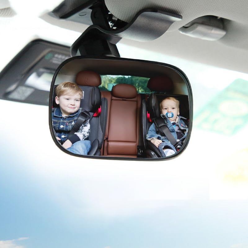 Monsieur Bébé Miroir voiture pour bébé 2 en 1 avec sangles amovibles pour jouets ou accessoires pas cher Monsieur Bébé Miroir voiture pour bébé 2 en 1 avec sangles amovibles pour jouets ou accessoires pas cher