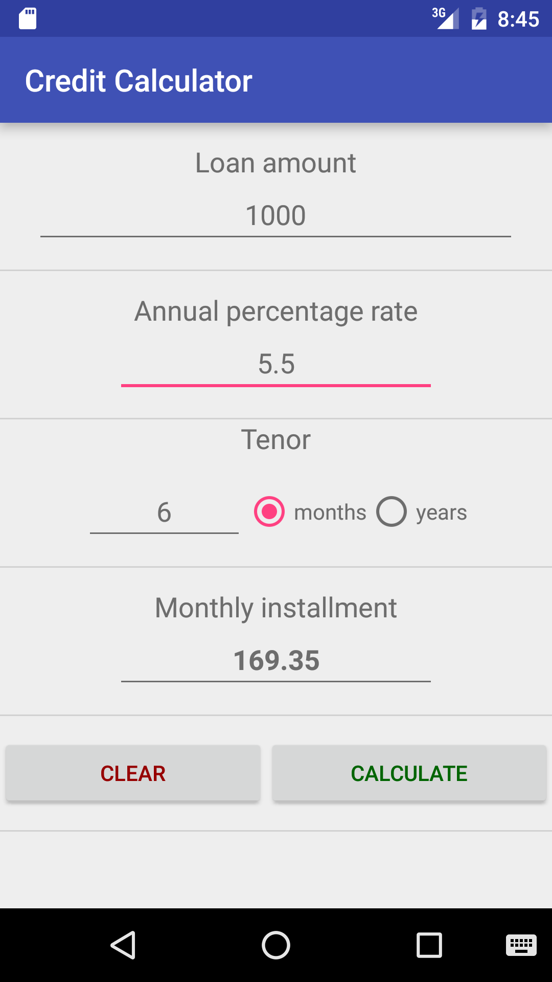 Loan Calculator App on Amazon Appstore